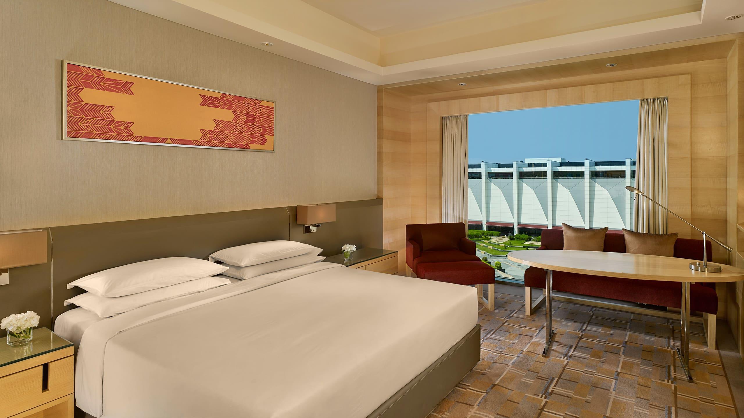 昌迪加尔凯悦酒店 Chandīgarh 外观 照片 A room at the hotel